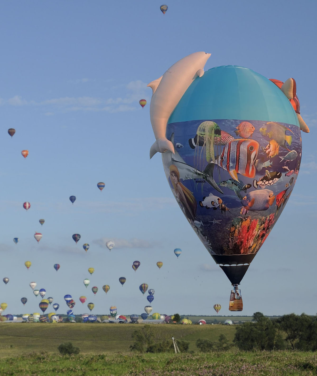 reclame op ballon